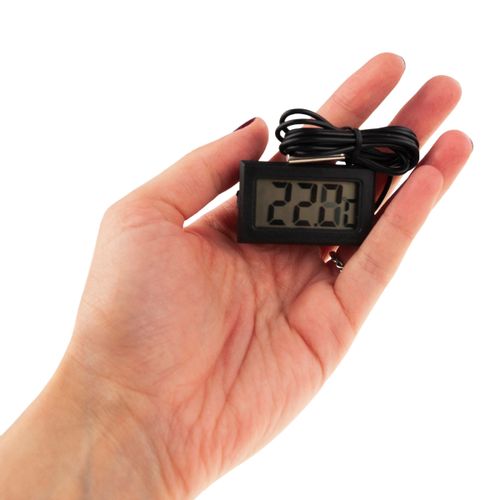 TERMOMETR LCD ELEKTRONICZNY Z SONDĄ DO AKWARIUM na Arena.pl