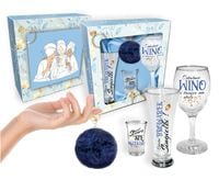 Niezbędnik Panieński-Zestaw: Szklanka Do Piwa 300Ml, Kieliszek Do Wina