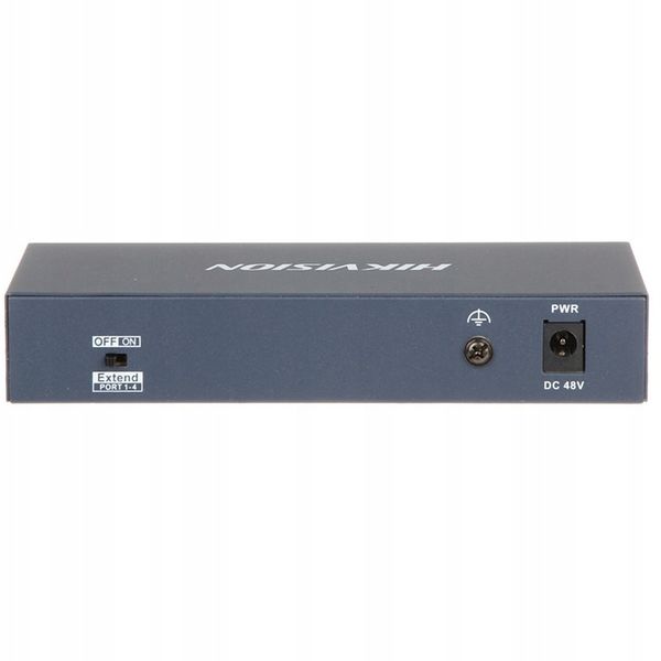 SWITCH HIKVISION DS-3E0106P-E/M 6 PORTÓW SZARY zdjęcie 6