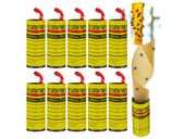 10x lep taśma pułapka na muchy komary muszki owady rolka 10szt