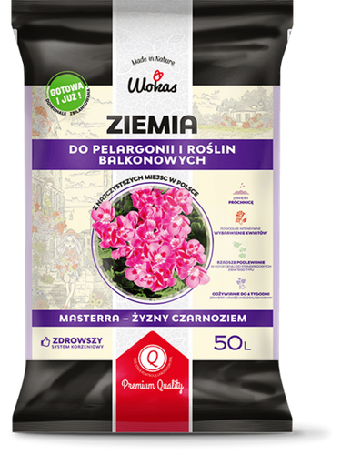 WOKAS Ziemia do Pelargonii 50 L na Arena.pl