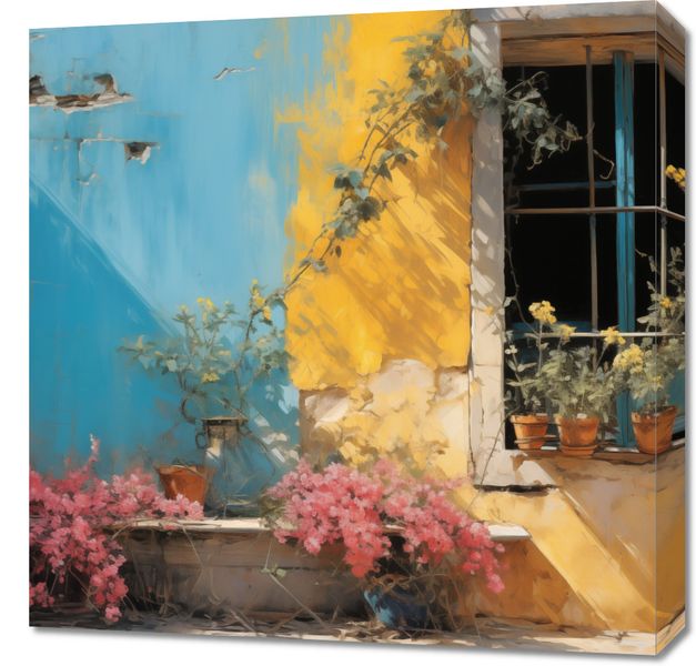 Obraz 60x60cm Słoneczna Ulica zdjęcie 1