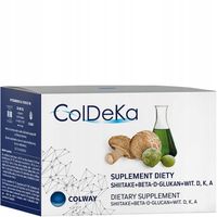 2x ColDeKa COLWAY 60 kaps. Ekstrakt z Grzybów Shiitake + Wit. D,K,A