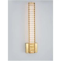 Kryształowy kinkiet Bauta złoty LED 19W 3500K lampa do sypialni outlet