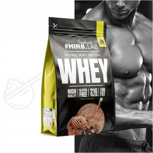 Białko koncentrat serwatkowe WPC 750 g Instant Whey czekolada orzech hiro na Arena.pl
