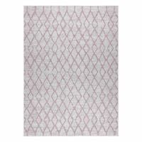 RUG/LU/VINEA/GRID/CREAM+POWDERPINK/80x150