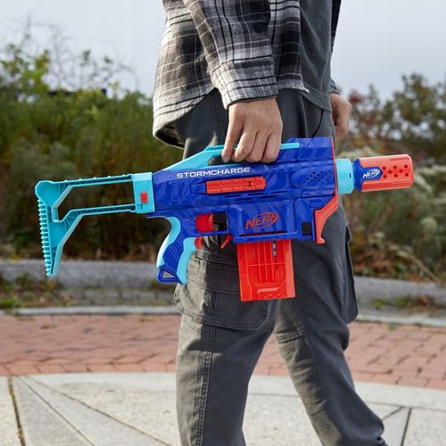 PISTOLET NERF ELITE 2.0 Automatyczny STORMCHARGE 4W1 20 STRZAŁEK +10 WAFFLE na Arena.pl