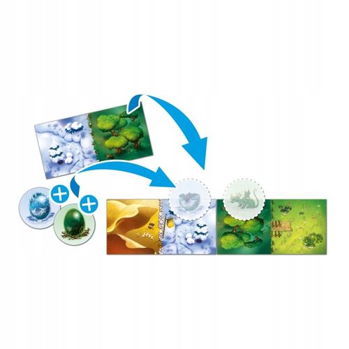 DRAGOMINO gra planszowa roku SPIEL DES JAHRES smoki dla dzieci i dorosłych na Arena.pl