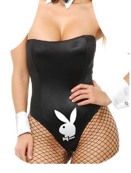 Fartuch nr 70 (black bunny playboy).. zdjęcie 1