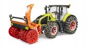 BRUDER TRAKTOR CLASS Z PŁUGIEM ŚNIEŻNY 03017
