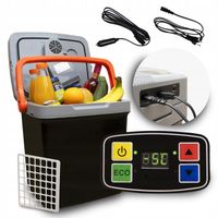 LODÓWKA TURYSTYCZNA PRZENOŚNA SAMOCHODOWA 26L 12V/230V FUNKCJA GRZANIA