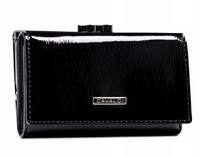 duży portfel damski ze skóry naturalnej na bigiel i zatrzask - 4u cavaldi