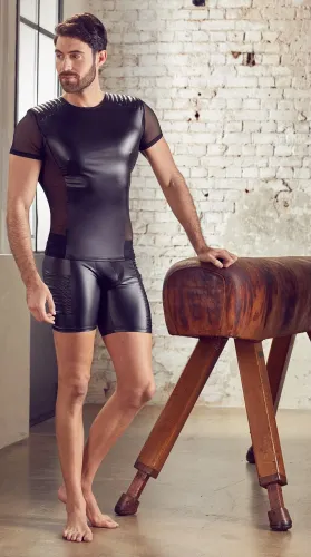 nek męska koszulka matowa z siateczką 2xl czarna anatomiczna na Arena.pl