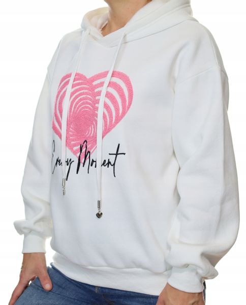 Damska bluza dresowa z kapturem uni zdjęcie 1