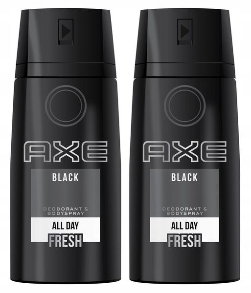 AXE Black dezodorant dla mężczyzn 2x150 ml DEO zdjęcie 1