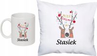 PODUSZKA+KUBEK zestaw prezent Święta Mikołajki