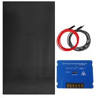 ZESTAW FOTOWOLTAICZNY 150W SOLARNY DO KAMPERA ŁODZI JACHTU MPPT