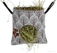 Paśnik dla gryzoni na siano 15 x 22 x 22cm - różne wzory