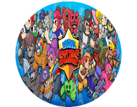 Opłatek na tort Brawl Stars
