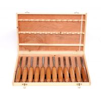 KOMPLET DŁUT RZEŹBIARSKICH 12 EL.