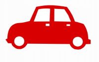 Zawieszka dekor ozdoba dziecięca SAMOCHÓD AUTO cze