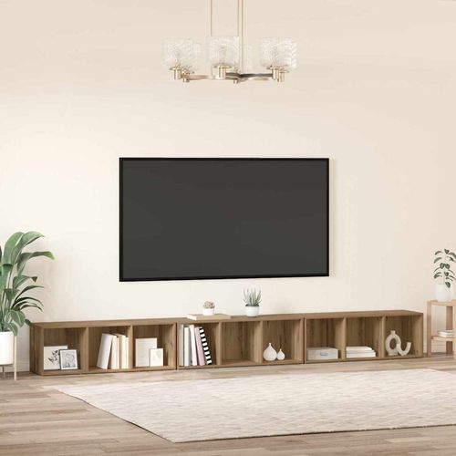 Szafka pod telewizor 3 pcs dąb artisan 37 x 35 x 107.5 cm na Arena.pl