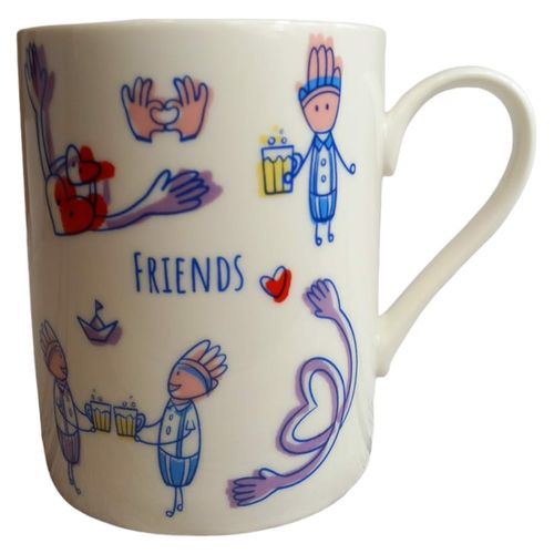Kubek Ceramiczny 320ml z Napisem FRIENDS na Arena.pl