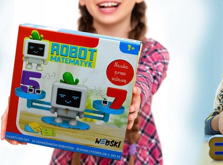Prezent Pod Choinkę Gra Liczbowa Edukacyjna Robot zdjęcie 4