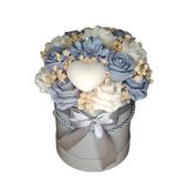 Flower Box Świece Sojowe Kwiaty Wieczny Bukiet Prezent Ślub Elegancki