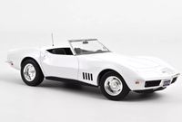 NOREV CHEVROLET CORVETTE C3 Convertible 1969 Can Am White 1:18