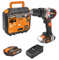 Wkrętarka WORX WX354 Bezszczotkowa 20V 60Nm 2x 2Ah