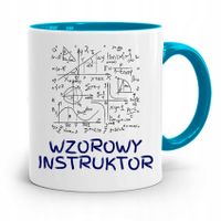 Dla Instruktora Prawa Jazdy Kubek Błękitny Prezent Z Nadrukiem Ze Zdjęciem