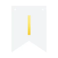 Baner DIY 16 cm - literka I