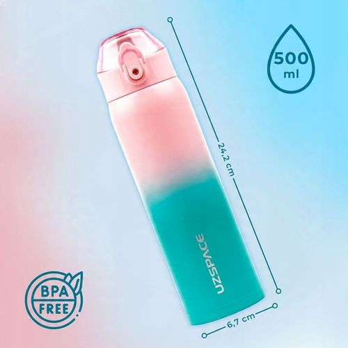 TERMOS BUTELKA TERMICZNA 500ML BIDON Z USTNIKIEM STAL NIERDZEWNA NIEBIESKI na Arena.pl