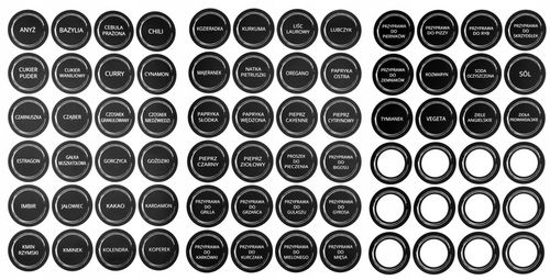 POJEMNIKI NA PRZYPRAWY PRZYPRAWNIK BAMBUS STOJAK DREWNIANY ZESTAW na Arena.pl