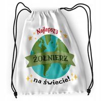 Plecak Sportowy Szkolny Żołnierza Worek Torba Z Nadrukiem Ze Zdjęciem