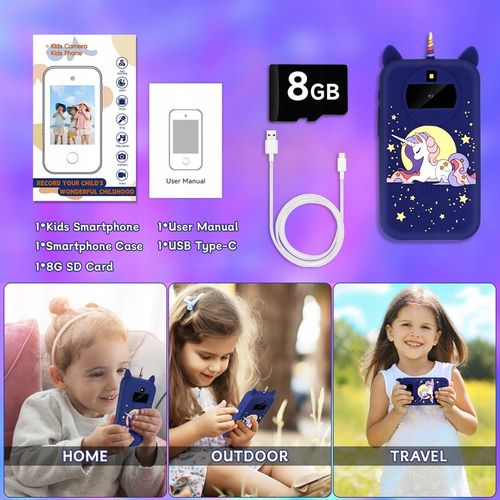 ZABAWKOWY SMARTFON DOTYKOWY EKRAN DOTYKOWY Z ODTWARZACZEM MUZYKI PODWÓJNY na Arena.pl