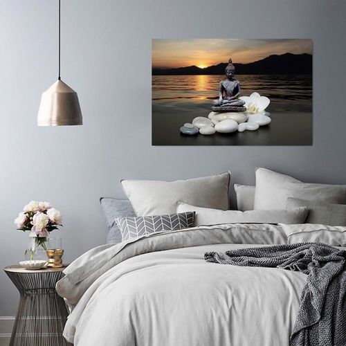 Deco Panel, Budda na wodzie 100x70 na Arena.pl