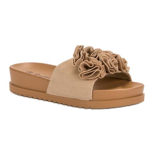 Beżowe Klapki r.40 na Arena.pl