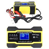 PROSTOWNIK AUTOMATYCZNY AKUMULATOROWY ŁADOWARKA SAMOCHÓD LCD 12V 10A 24V 5A