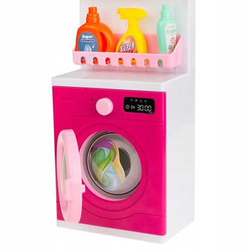 ŁAZIENKA Z AKCESORIAMI PRYSZNIC WC PRALKA ZESTAW ŁAZIENKOWY DLA DZIECI na Arena.pl