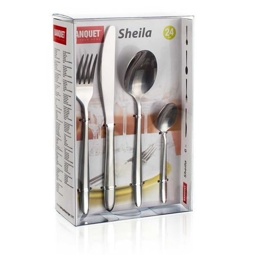 sztućce 24 elem. połysk banquet sheila na Arena.pl