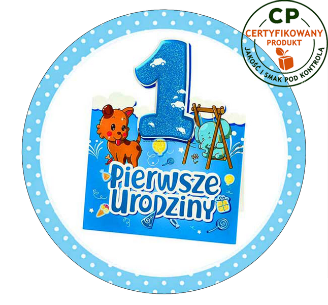 Opłatek na tort - na Roczek zdjęcie 1