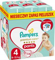 Pieluszki Pampers Pants Premium Care 4, 9-15 kg, 114 szt.