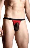 seksowne stringi męskie softline 4494 czerwone m/l