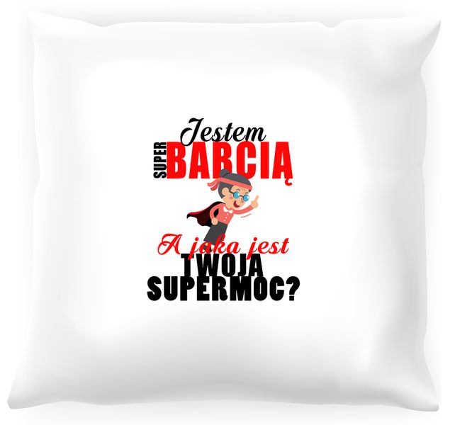 Poduszka Jestem super Babcią zdjęcie 1