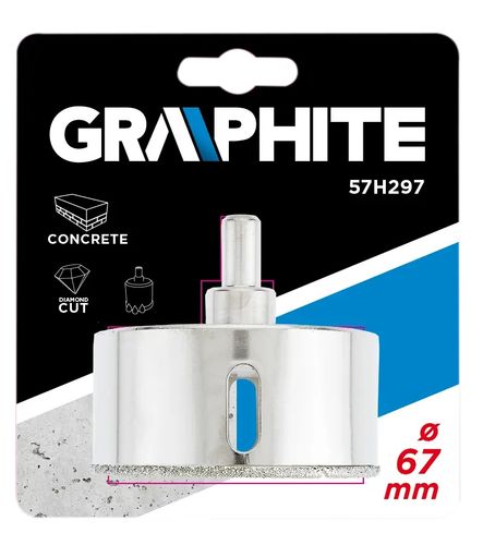 Wiertło diamentowe do gresu 67 mm GRAPHITE 57H297 na Arena.pl