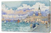 Obraz 90x60cm Venice,  Henri-Edmond Cross Vintage do Salonu