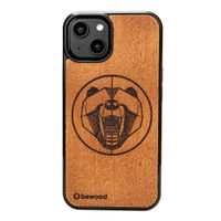 Drewniane Etui Bewood na iPhone 14 NIEDŹWIEDŹ MERBAU