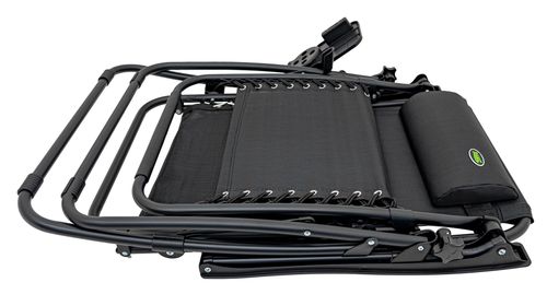 Leżak Ogrodowo Plażowy Czarny na Arena.pl